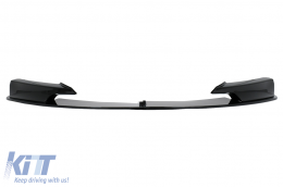 Front Bumper Spoiler suitable for BMW 3 Series F30 Sedan F31 Touring (2011-2019) Piano Black - FBSBMF30MPBT