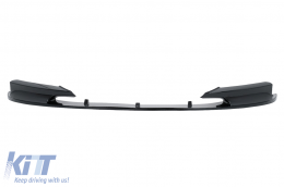 Front Bumper Spoiler suitable for BMW 3 Series F30 Sedan F31 Touring (2011-2019) Piano Black - FBSBMF30MPBT