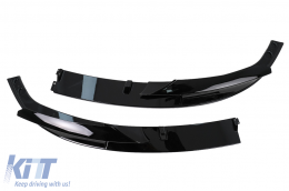 Front Bumper Spoiler suitable for BMW 3 Series F30 Sedan F31 Touring (2011-2019) Piano Black-image-6100993