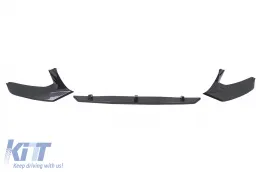 image-35-Front Bumper Spoiler suitable for BMW 5 Series G30 G31 Limousine Touring (2017-2019) Carbon Look M5 Design