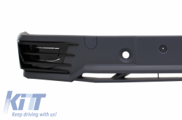 Front Bumper Spoiler with LED DRL Daytime Running Lights and Roof Spoiler suitable for VW Transporter T6 (2016-up) Sportline Design-image-6052800