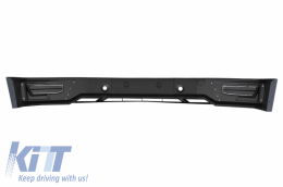 Front Bumper Spoiler with LED DRL Daytime Running Lights and Roof Spoiler suitable for VW Transporter T6 (2016-up) Sportline Design-image-6052801