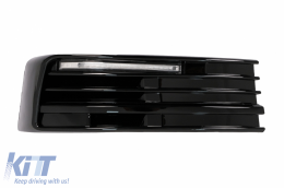 Front Bumper Spoiler with LED DRL Daytime Running Lights and Roof Spoiler suitable for VW Transporter T6 (2016-up) Sportline Design-image-6052804