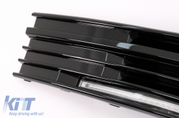 Front Bumper Spoiler with LED DRL Daytime Running Lights and Roof Spoiler suitable for VW Transporter T6 (2016-up) Sportline Design-image-6052806