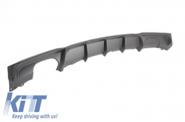 Front Bumper Spoiler with Rear Diffuser suitable for BMW 3 Series F30 F31 (2011-up) Limo Touring M Performance Package-image-6014769