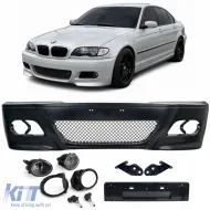 image-33-Front bumper sport + ABE + clear fog lights for BMW E46 Sedan Touring LCI