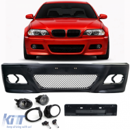 Front bumper sport + ABE + clear fog lights for BMW E46 sedan touring - ODFBB6042709