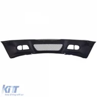 Front bumper sport + ABE + clear fog lights for BMW E46 sedan touring-image-6328176