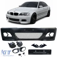image-41-Front bumper sport + ABE + fog lights smoke for BMW E46 sedan touring LCI