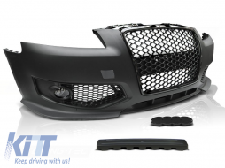 FRONT BUMPER SPORT BLACK fits AUDI A3 06.05-04.08-image-6267359