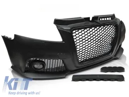 FRONT BUMPER SPORT BLACK fits AUDI A3 08-12-image-6268447