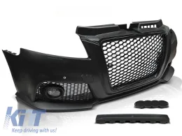 FRONT BUMPER SPORT BLACK PDC fits AUDI A3 08-12-image-6268453