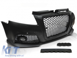 FRONT BUMPER SPORT BLACK PDC fits AUDI A3 08-12-image-6268455