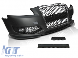 FRONT BUMPER SPORT CHROME BLACK fits AUDI A3 06.05-04.08 - TTFBA6028321