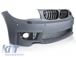 FRONT BUMPER SPORT COUPE STYLE PDC fits BMW E81/82/87/88 04-13-image-6269965