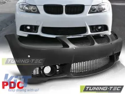 image-4-FRONT BUMPER SPORT STYLE PDC fits BMW E90 05-08