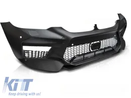 FRONT BUMPER SPORT STYLE PDC with SPOILER fits BMW G30 G31 17-20-image-6269037