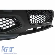 Front Bumper suitable for Audi A3 8P 05-08 RS Look With Grille Glossy Black-image-6299087