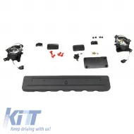 Front Bumper suitable for Audi A3 8P 05-08 RS Look With Grille Glossy Black-image-6299091