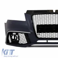 Front Bumper suitable for Audi A3 8P 08-12 Facelift RS3 Look With Black Grille-image-6296920