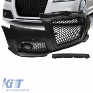 Front Bumper suitable for Audi A3 8P 08-12 Facelift RS3 Look With Black Grille Made in Taiwan - CGRFBA6035586