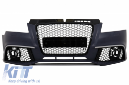 Front Bumper suitable for Audi A3 8P Facelift Sportback Hatchback Convertible (2009-2012) RS3 Design