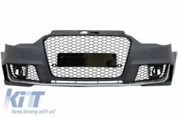 Front Bumper suitable for Audi A3 8V 11-16 Sedan / Cabrio RS3 Look-image-6320643