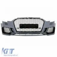 Front Bumper suitable for Audi A3 8V 16-18 Sedan / Cabrio Facelift RS3 Look-image-6299077