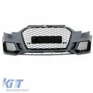 Front Bumper suitable for Audi A3 8V 16-18 Hatchback / Sportback Facelift RS3 Look-image-6312132