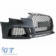 Front Bumper suitable for Audi A3 8V 16-18 Hatchback / Sportback Facelift RS3 Look-image-6313088