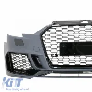 Front Bumper suitable for Audi A3 8V 16-18 Hatchback / Sportback Facelift RS3 Look-image-6313089