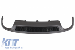 Front Bumper suitable for Audi A4 B8 Facelift (2012-2015) with Rear Bumper Valance Air Diffuser and Exhaust Muffler Tips Tail Pipes RS4 Design-image-6056230