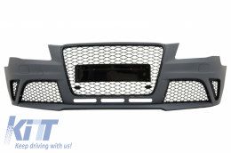 Front Bumper suitable for Audi A4 B8 Pre-Facelift (2008-2011) RS4 Design - FBAUA4B8RS