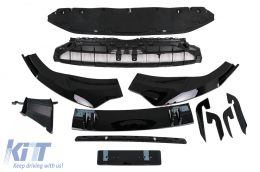 Front Bumper suitable for Audi A4 B9 8W Facelift (2020-Up) RS4 Design-image-6105953