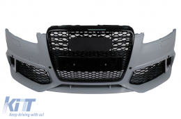 Front Bumper suitable for Audi A6 C6 4F Sedan Avant (2004-2010) RS6 Look-image-6067843