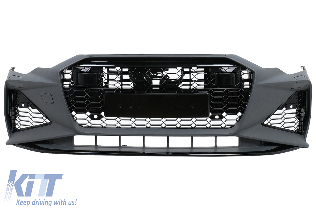 Komplettes Bodykit AUDI A6 C8 18-22 - Look RS6 - Schwarz - PDC 