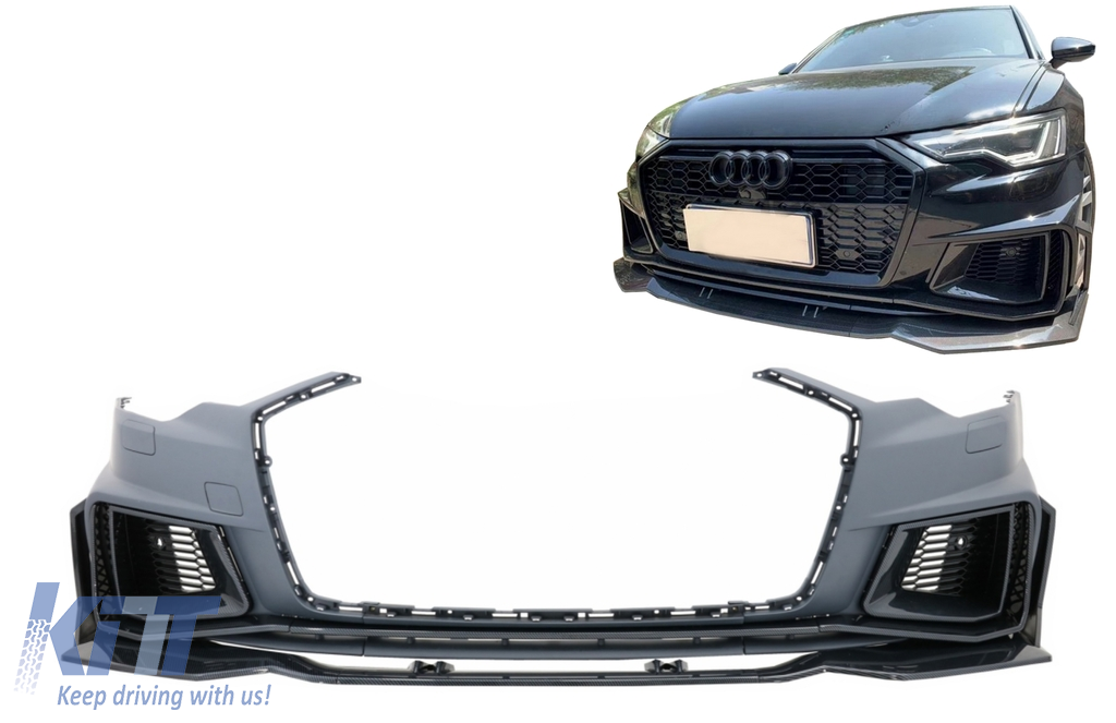 Front Bumper suitable for Audi A6 C8 4K (2018-2020) RS6 Design