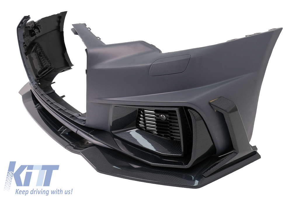 Carbon Fiber Lower Front Lip for Audi A6 Allroad C8 – Performance