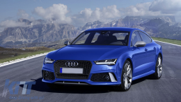 Front Bumper suitable for Audi A7 4G Facelift (2015-2018) With Grille RS7 Design-image-6075905