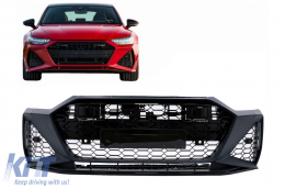 Front Bumper suitable for Audi A7 4K8 (2018-Up) RS7 Look-image-6087195