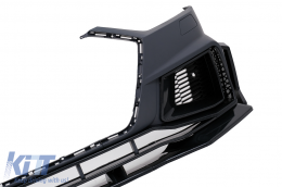 Front Bumper suitable for Audi A7 4K8 (2018-Up) RS7 Carbon Look Ornaments-image-6102419