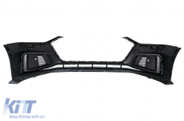 Front Bumper suitable for Audi A7 4K8 (2018-Up) RS7 Carbon Look Ornaments-image-6102423