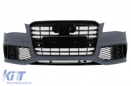 Front Bumper suitable for Audi A8 D4 4H (2010-2013) RS Design - FBAUA8D4RS