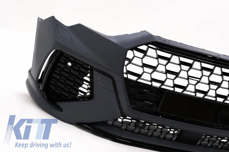 Front Bumper Suitable for Audi Q3 F3 SUV & Sportback Pre-Facelift 2020+ RSQ3 Look With Grille
