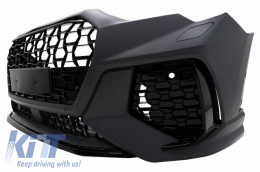Front Bumper suitable for Audi Q3 F3 SUV & Sportback Pre-Facelift 2020+ RSQ3 Look With Grille-image-6321295