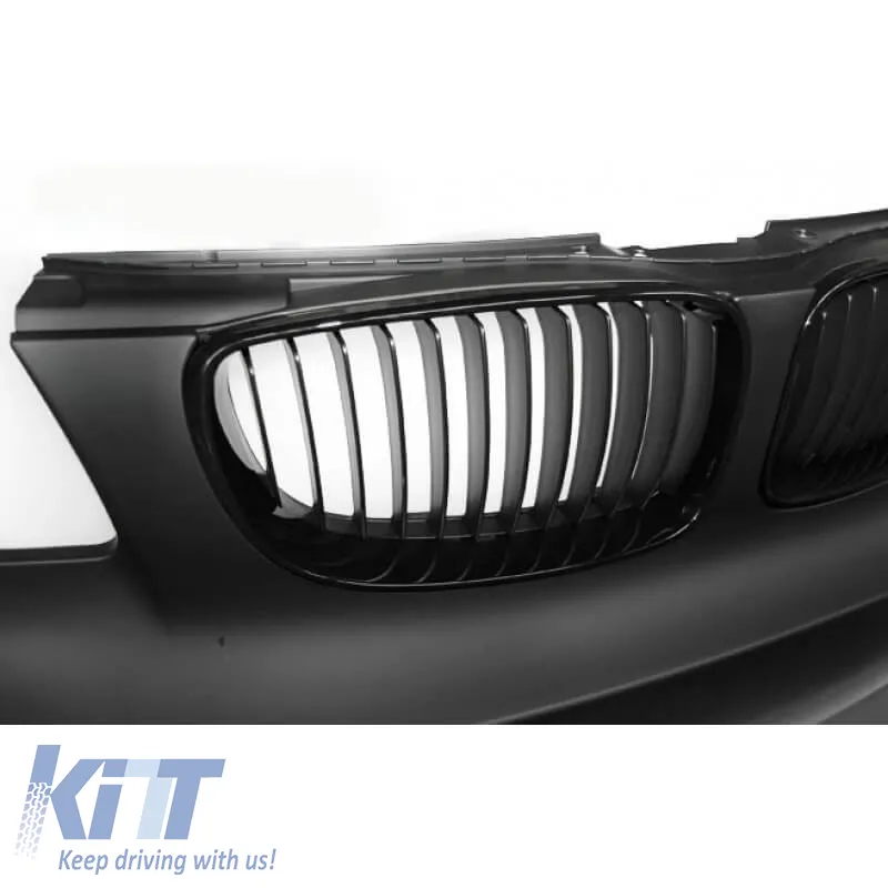 Front Bumper suitable for BMW 1 E81/82/87/88 04-13 1M Look with Grilles
