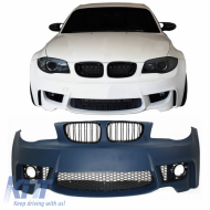 Front Bumper suitable for BMW 1 E81/82/87/88 04-11 1M Look With Grilles M4 Look Grilles