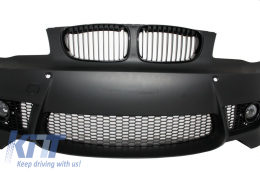 Front Bumper suitable for BMW 1 Series E81 E82 E87 E88 (2004-2011) 1M Design with Fog Lights-image-5987821