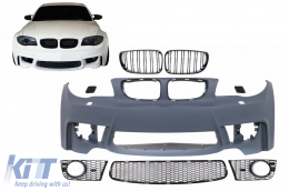Front Bumper suitable for BMW 1 Series E81 E82 E87 E88 (2004-2011) M1 Design-image-6114932