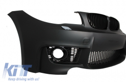 Front Bumper suitable for BMW 1'er E81/E82 E87/E88 (2004-2011) 1M Design with SRA without PDC Without Fog Lights-image-6022680